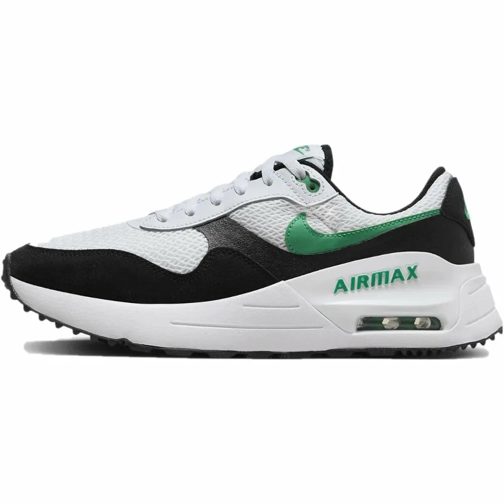 Детские кроссовки для мальчиков с амортизацией NIKE Air Max Systm NIKE, White Stadium Green Black 105
