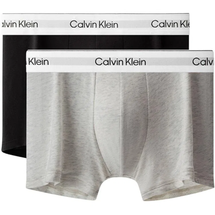 Мужские боксеры-брифы Calvin Klein, Space Black/Coconut Gray