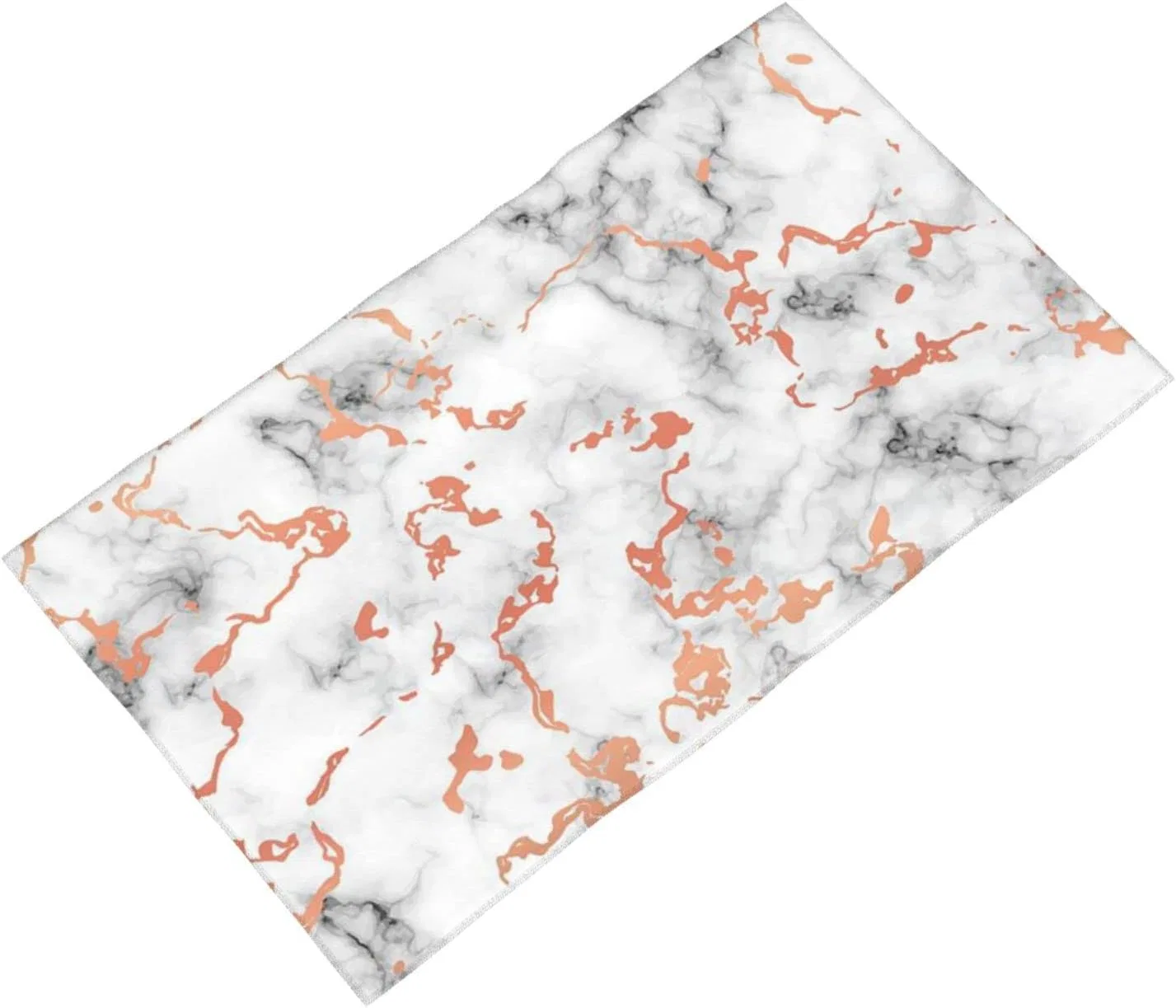 Махровая салфетка для лица BAFAFA, 27.5 × 40.6 см, Marble Texture Copper Splash — фото 2