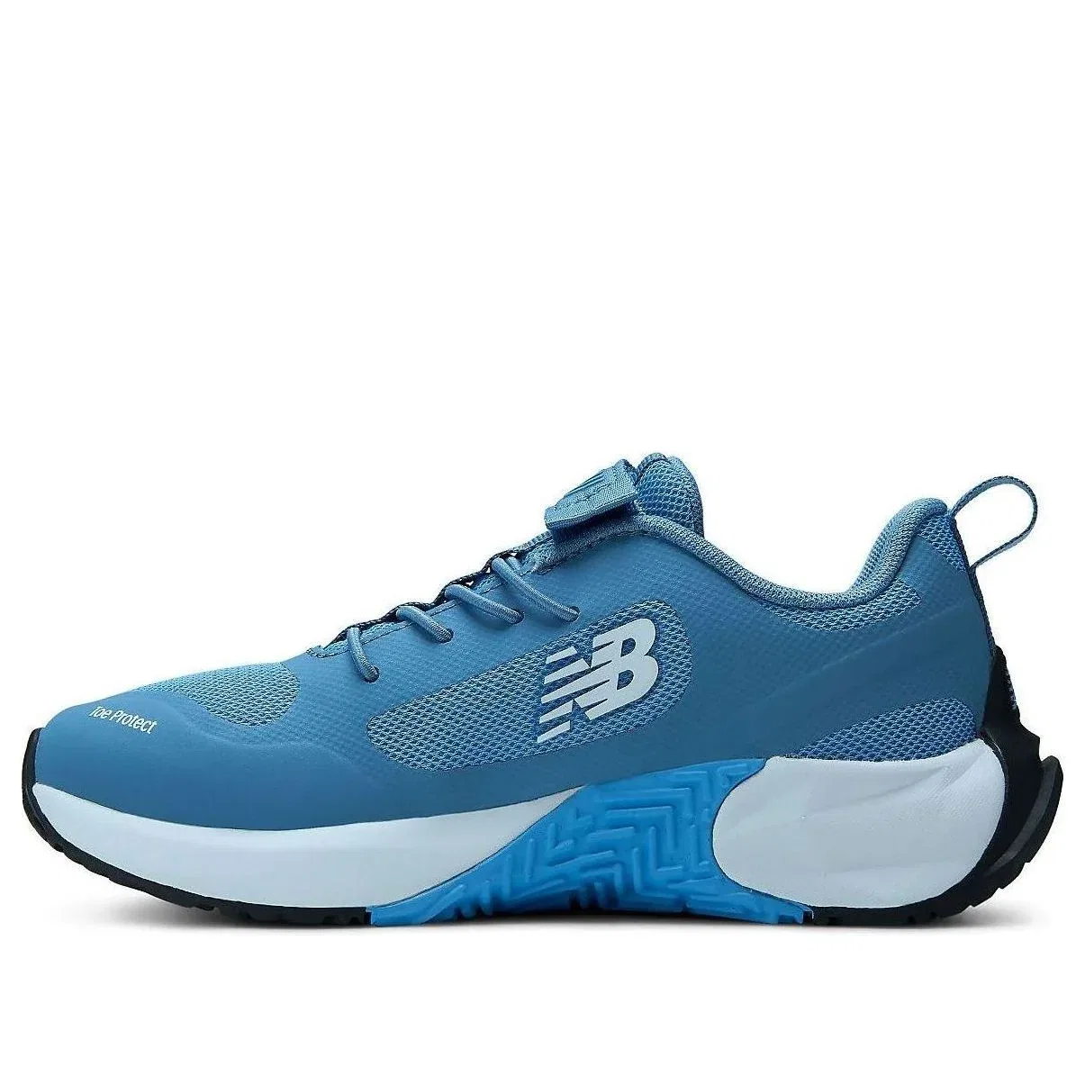 Детские кроссовки с сетчатым верхом FCY Hook and Loop 'Heron Blue Analog Blue' New Balance, Heron Blue/Analog Blue