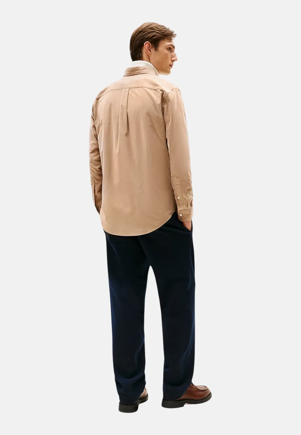 Камиция - рубашка Tommy Hilfiger, Beige — фото 3