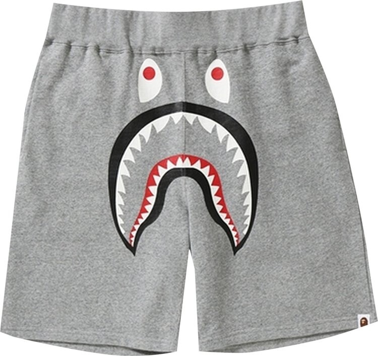 

Шорты BAPE Shark Sweat Shorts 'Grey', серый