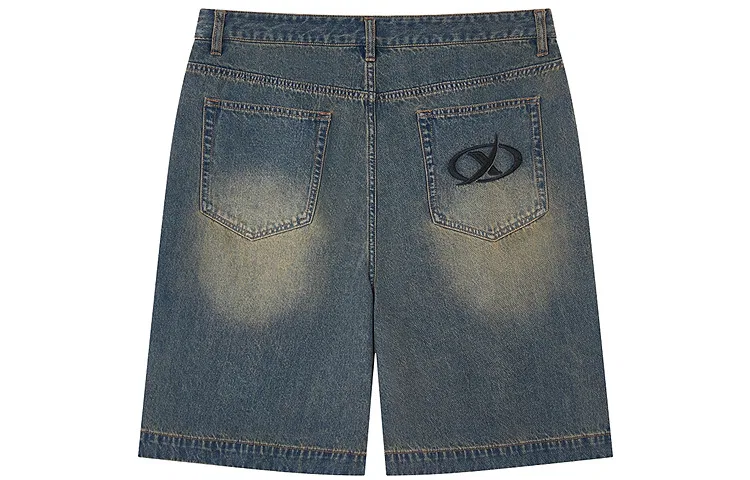 Детские джинсовые шорты свободного кроя с синим цветом, CleanFit Denim Shorts, Teenie Weenie Men, Blue — фото 4