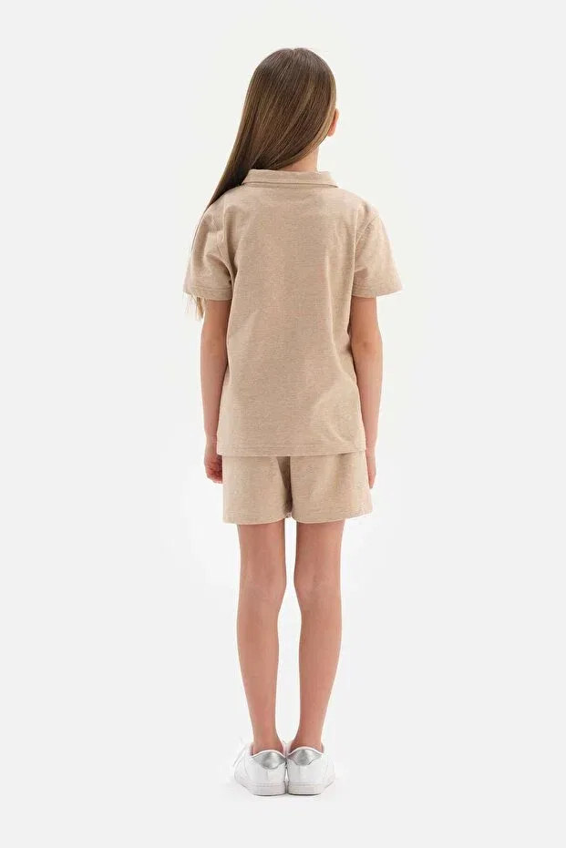 Детские шорты хлопковые Unisex Dagi, Brown — фото 2