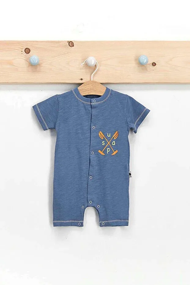 Детский комбинезон для мальчиков с коротким рукавом U.S. Polo Assn., Open Indigo