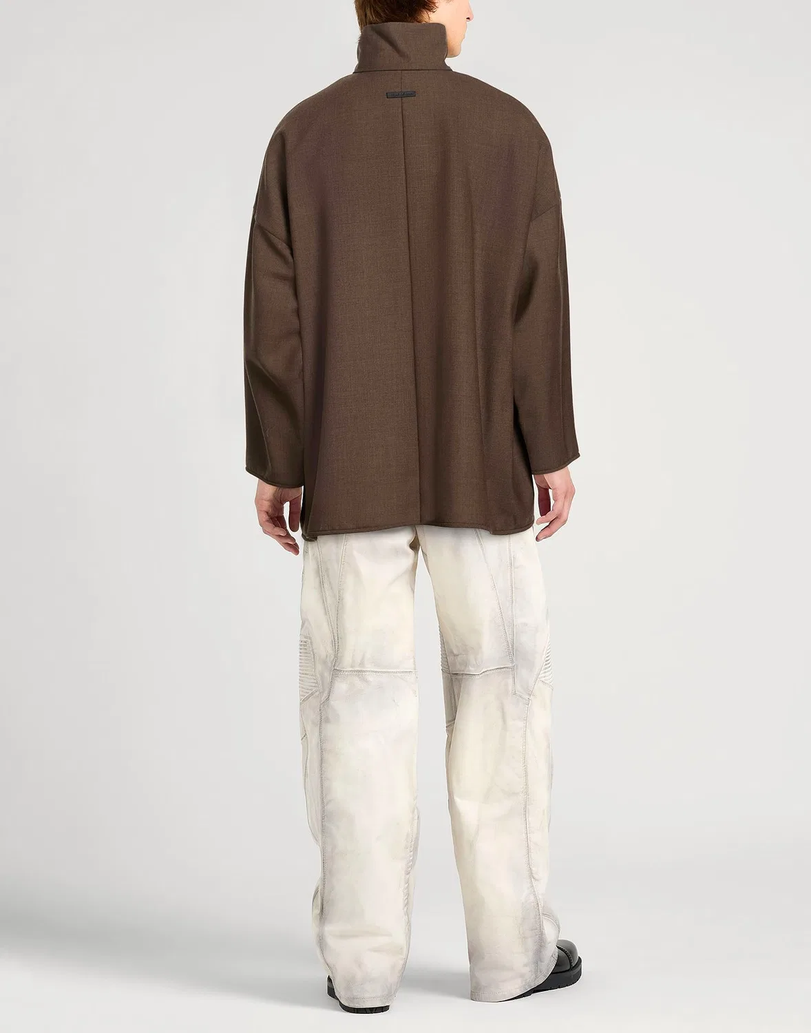Мужская куртка из шерсти с длинным рукавом Fear Of God, коричневый — фото 3