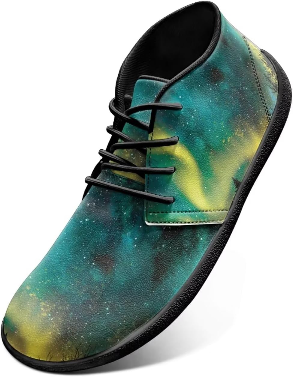 

Мужские минималистичные кроссовки Jeiento Galaxy с широким носком, босоножечного типа, повседневная модная обувь, зеленый