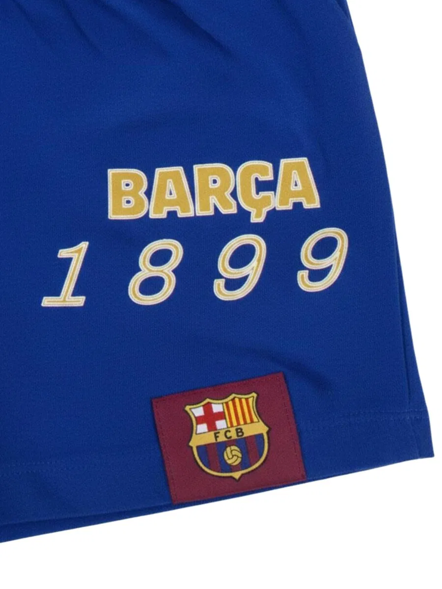 Пижама Cerda 'Short Pajamas Single Jersey FC Barcelona Beige' синего цвета — фото 4
