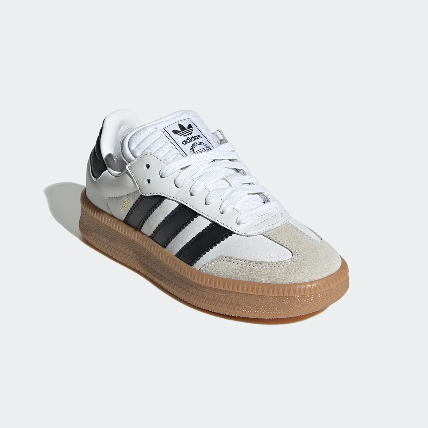 Детские кроссовки с увеличенной подошвой Adidas Originals, Cloud White/Core Black