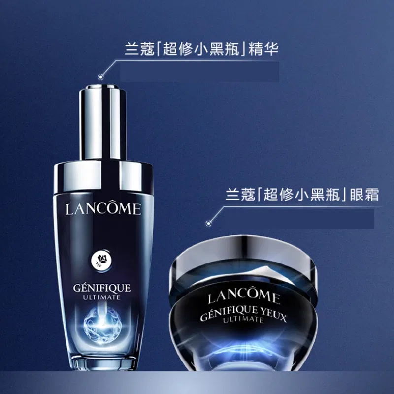 Набор для ухода за кожей LANCOME с сывороткой и кремом для век, 50 мл + 20 мл, Black — фото 4