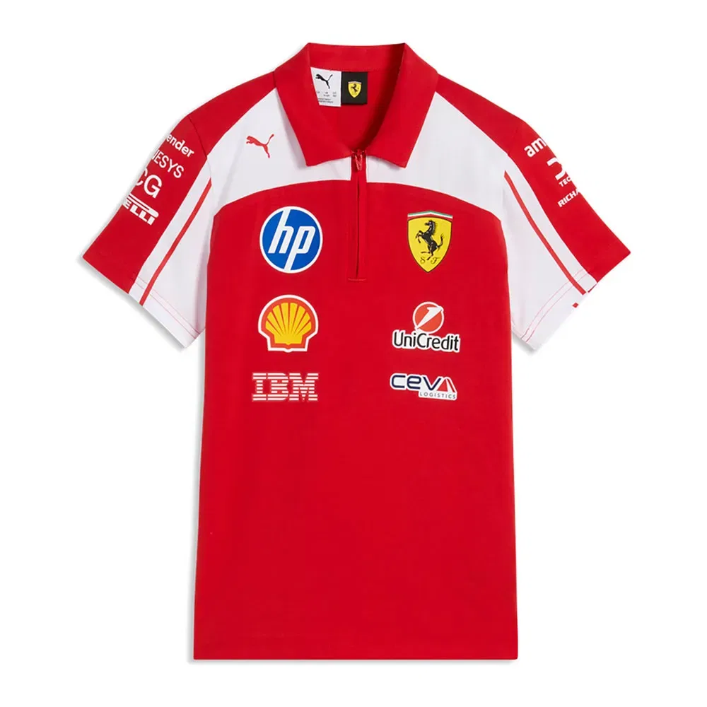 Поло с коротким рукавом Puma SF Ferrari Replica, красный