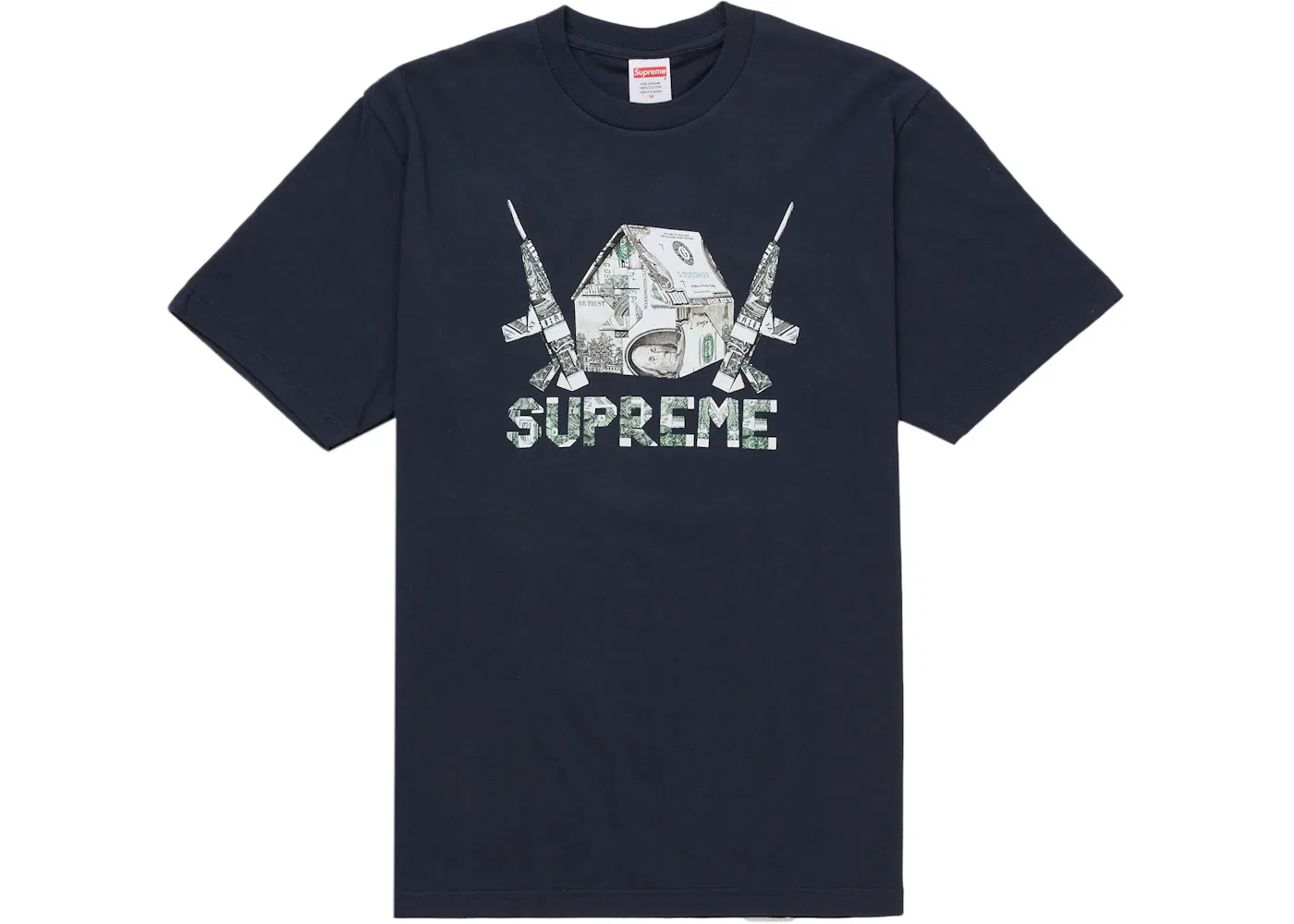 Мужская футболка с принтом Origami Tee Supreme, Navy