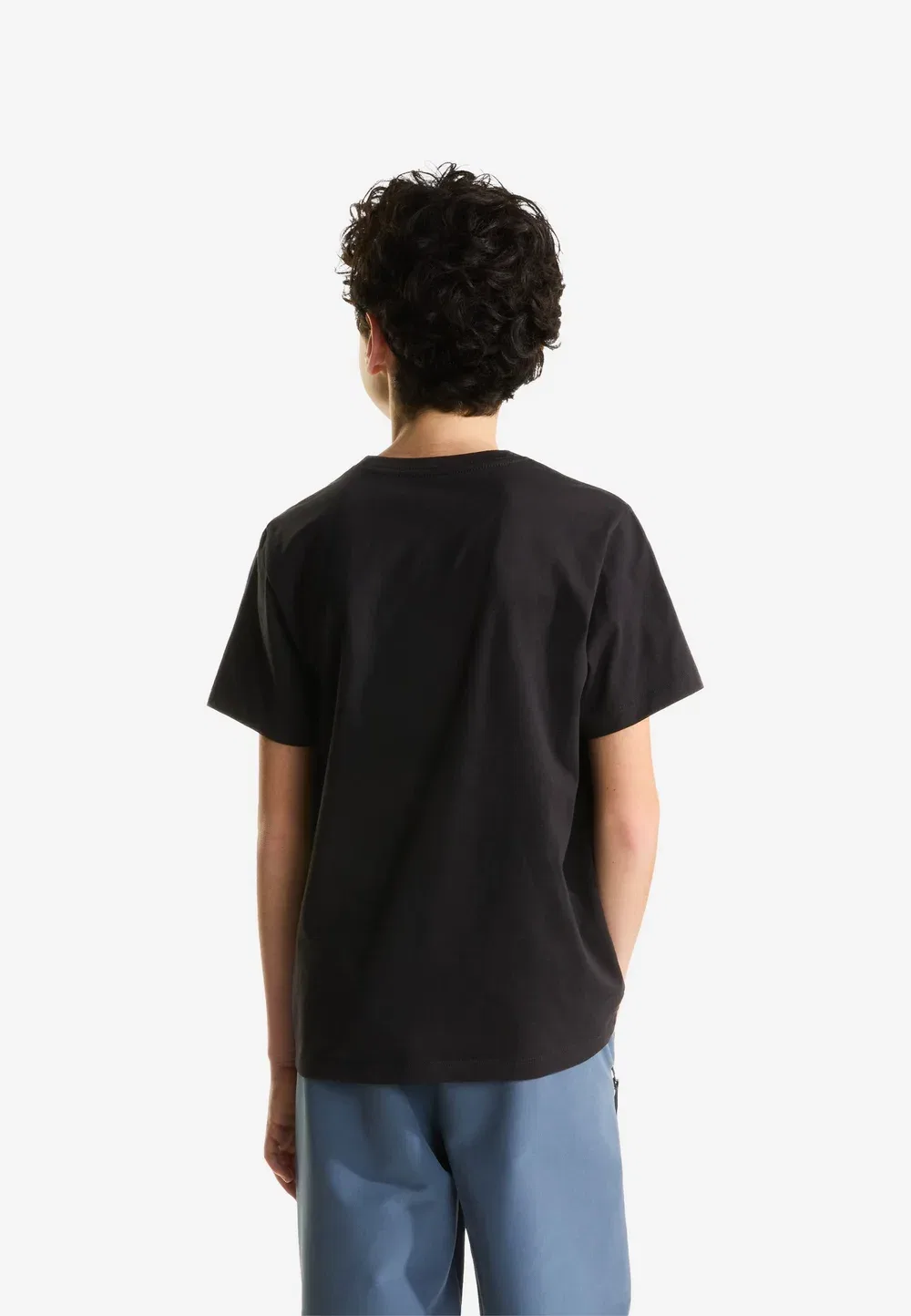 Футболка Teen Evolution Simple Dome Tee унисекс - базовая футболка The North Face, Tnf Black — фото 2