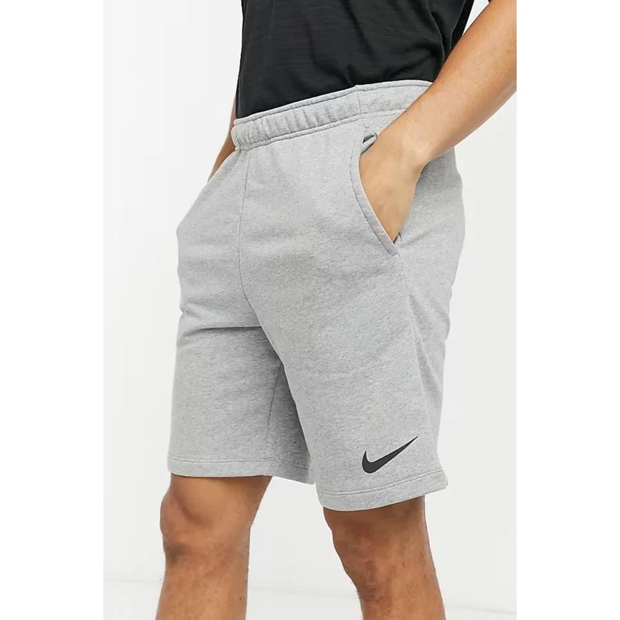 Спортивные шорты Dri Fit Fleece с утягивающим поясом Nike, Серый