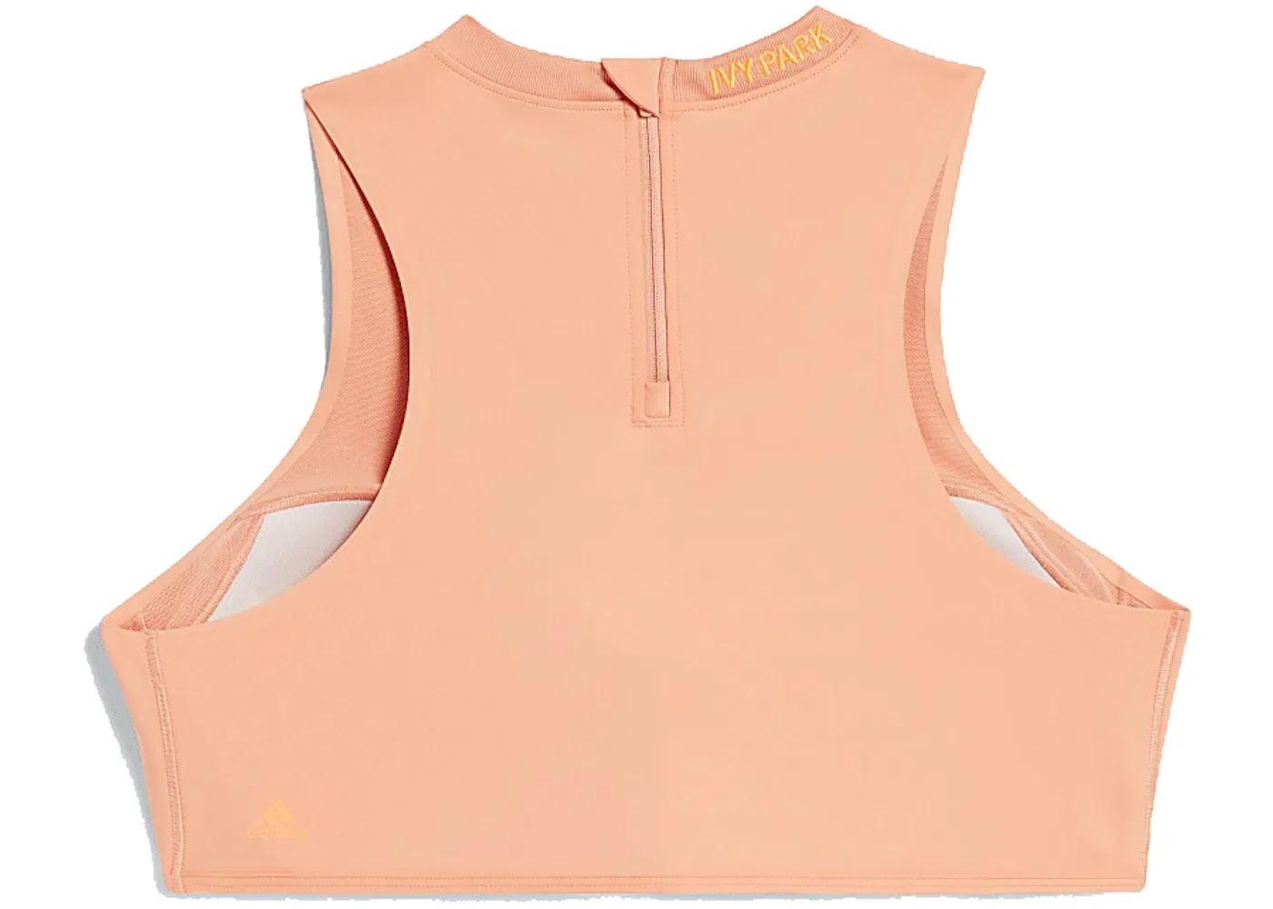 Женский топ-кроп с сетчатой вставкой Mesh Crop Top Adidas, Ambient Blush — фото 2