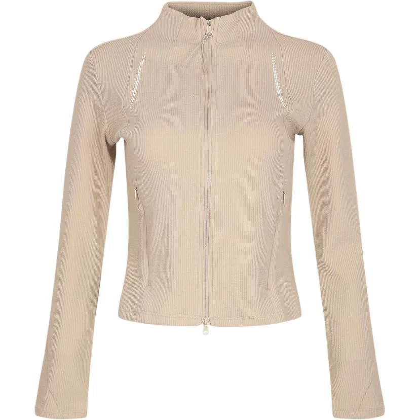 Женская куртка с воротником-стойкой Dark Khaki Adidas
