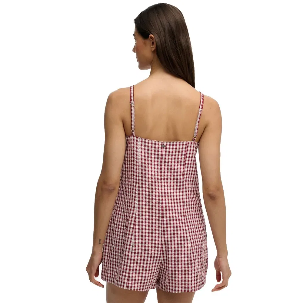 Комбинезон без рукавов Gingham Cami Superdry, розовый — фото 2