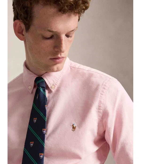 Мужская рубашка с длинным рукавом Polo Ralph Lauren, Rosa — фото 4
