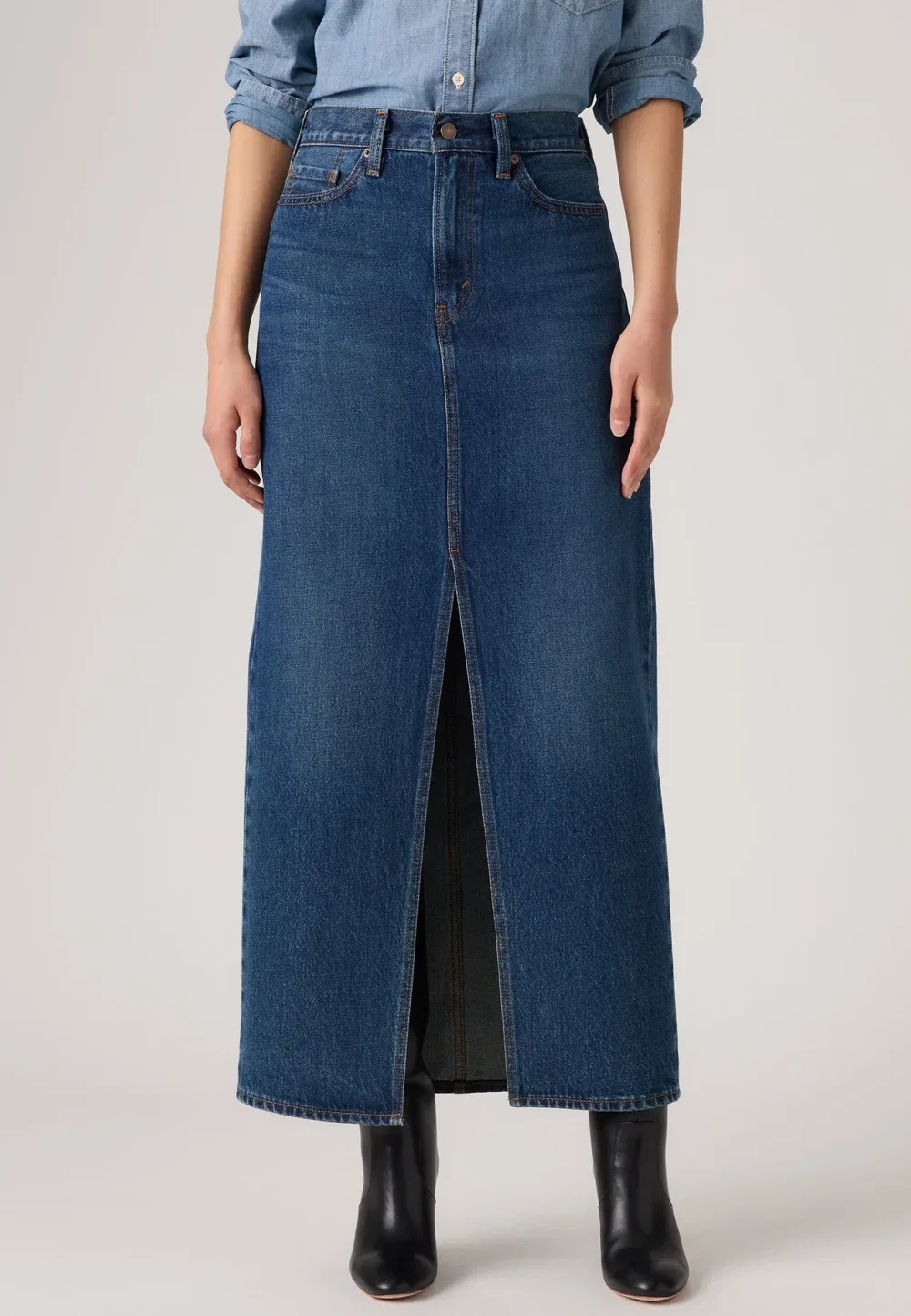 Длинная юбка Levi'S, Unlimited Indigo