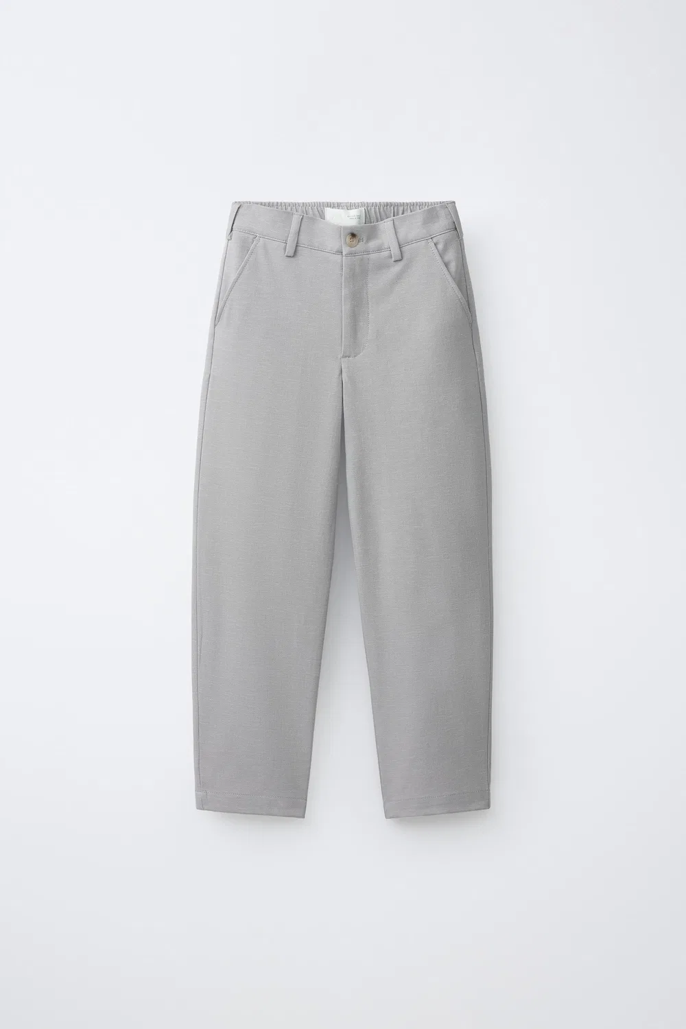 Свободные удобные брюки ZARA, Pearl grey