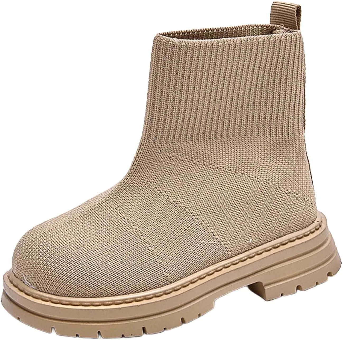 Детские сапоги для девочек с меховой подкладкой SHOPESSA, Khaki