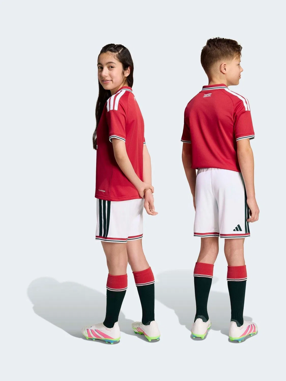 Шорты футбольные, Manchester United FC adidas, белый — фото 2