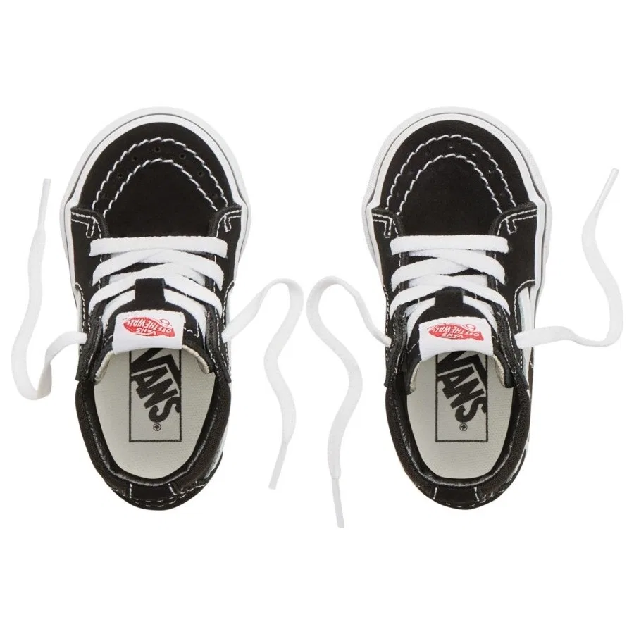 Кеды детские с высоким верхом Vans Sk8-Hi, Черный — фото 2