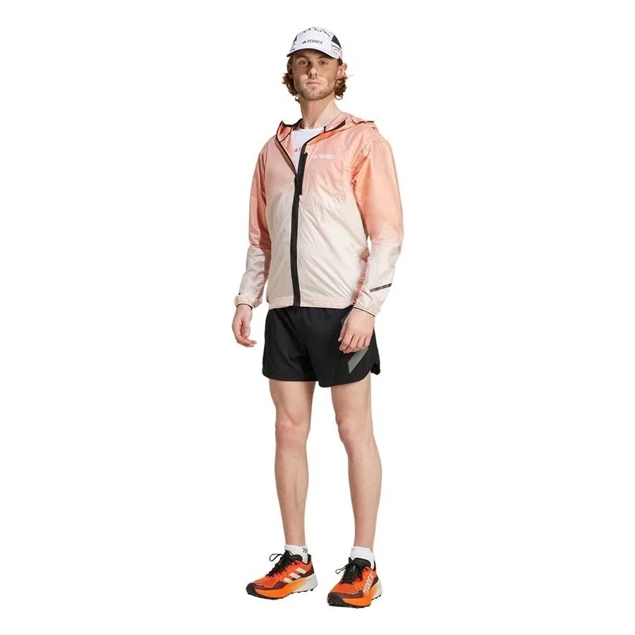 Мужская куртка с капюшоном Xpr Light Ww adidas, Оранжевый — фото 4