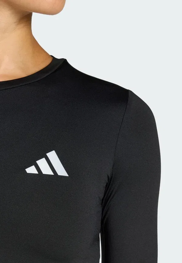 Топ с длинными рукавами Adidas Performance, черный — фото 3