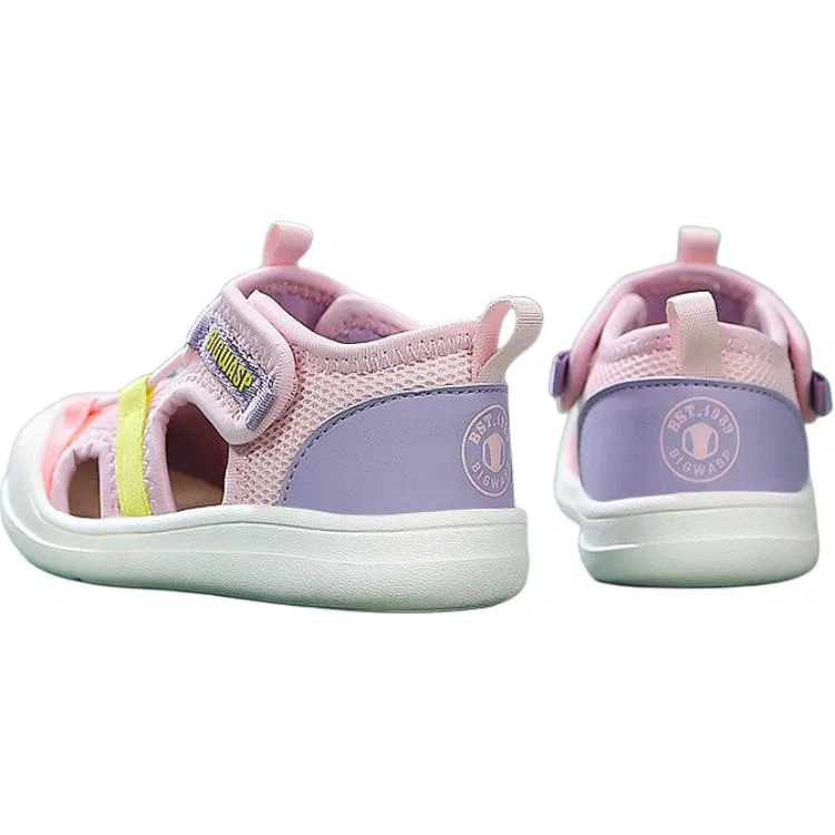 Детские туфли для малышей с принтом Toddler Shoes, BIG WASP, Pink — фото 3