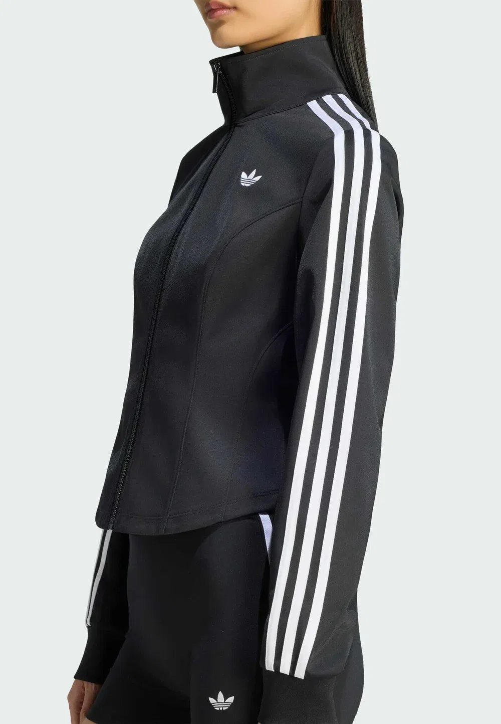 Спортивная куртка-корсет Firebird - тренировочная куртка Adidas Originals, Black — фото 4