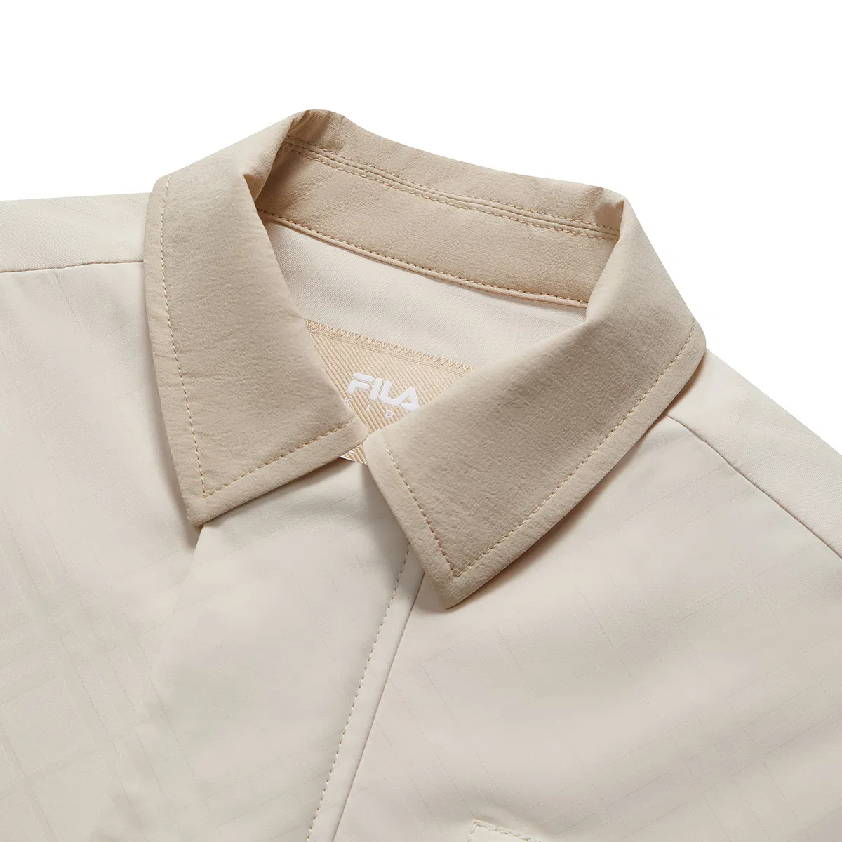 Детская куртка с воротником-лацканом, немнущаяся, Lactose Color, FILA KIDS — фото 4