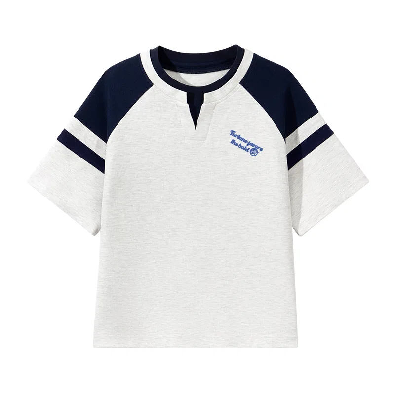 Детская футболка с коротким рукавом Heather Gray/H Sports English Small Left Top K WARRIOR