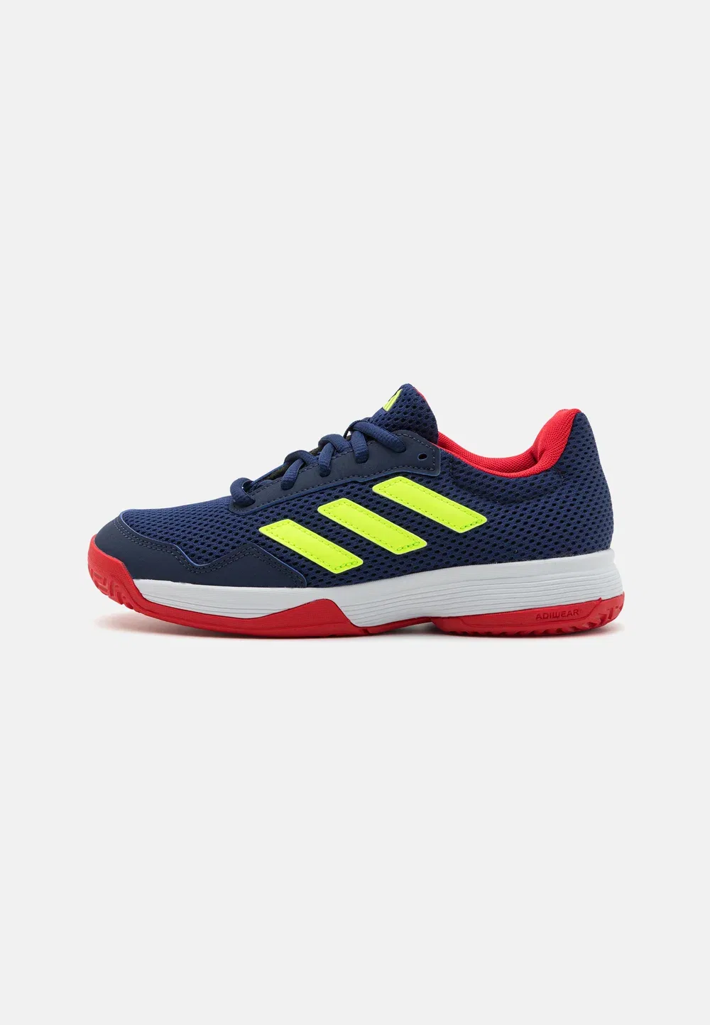 Кроссовки Gamespec унисекс для тенниса, подходят для разных типов кортов Adidas Performance, Dark Blue/Lucid Lemon/Footwear White