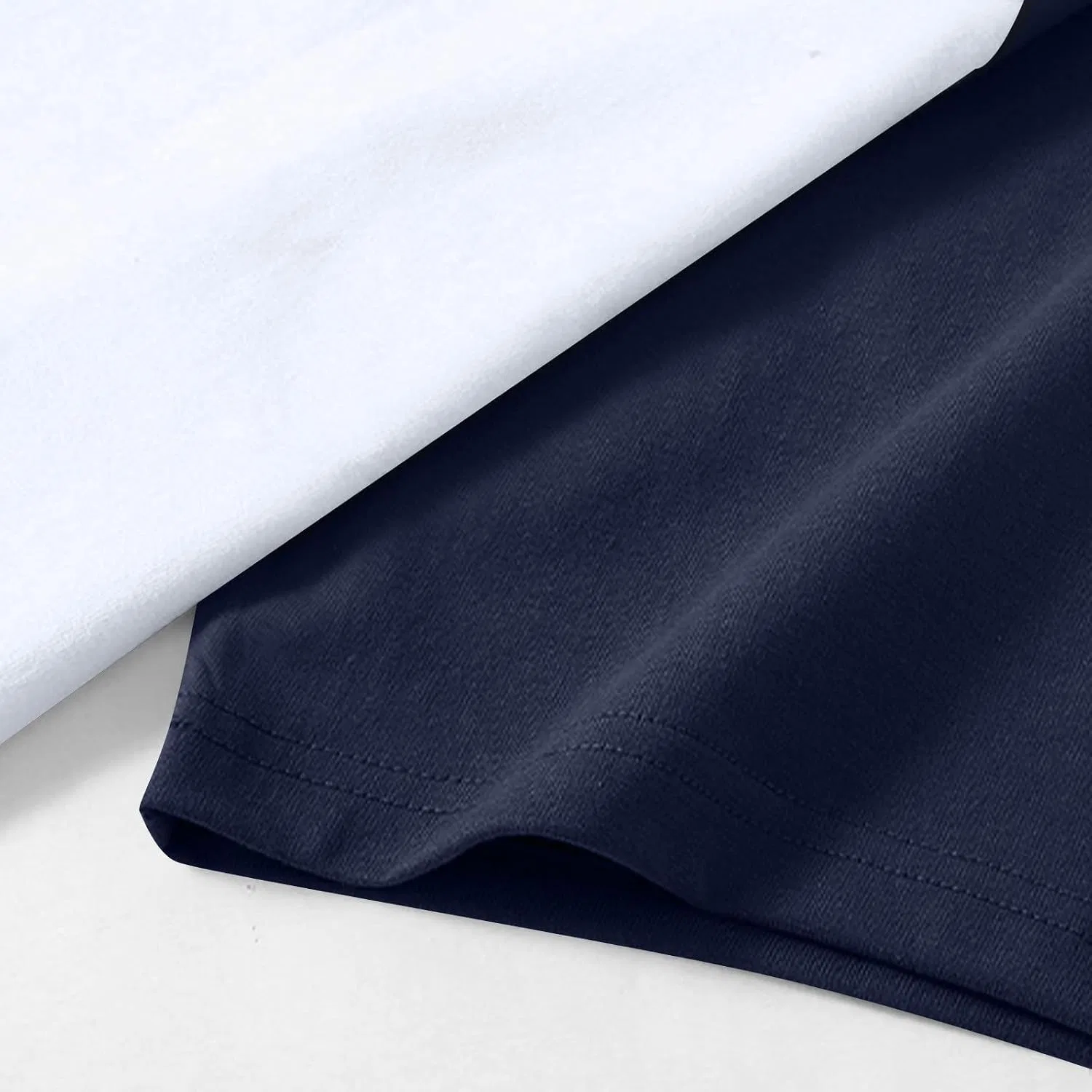 Мужская футболка свободного кроя Color Block, Navy — фото 2