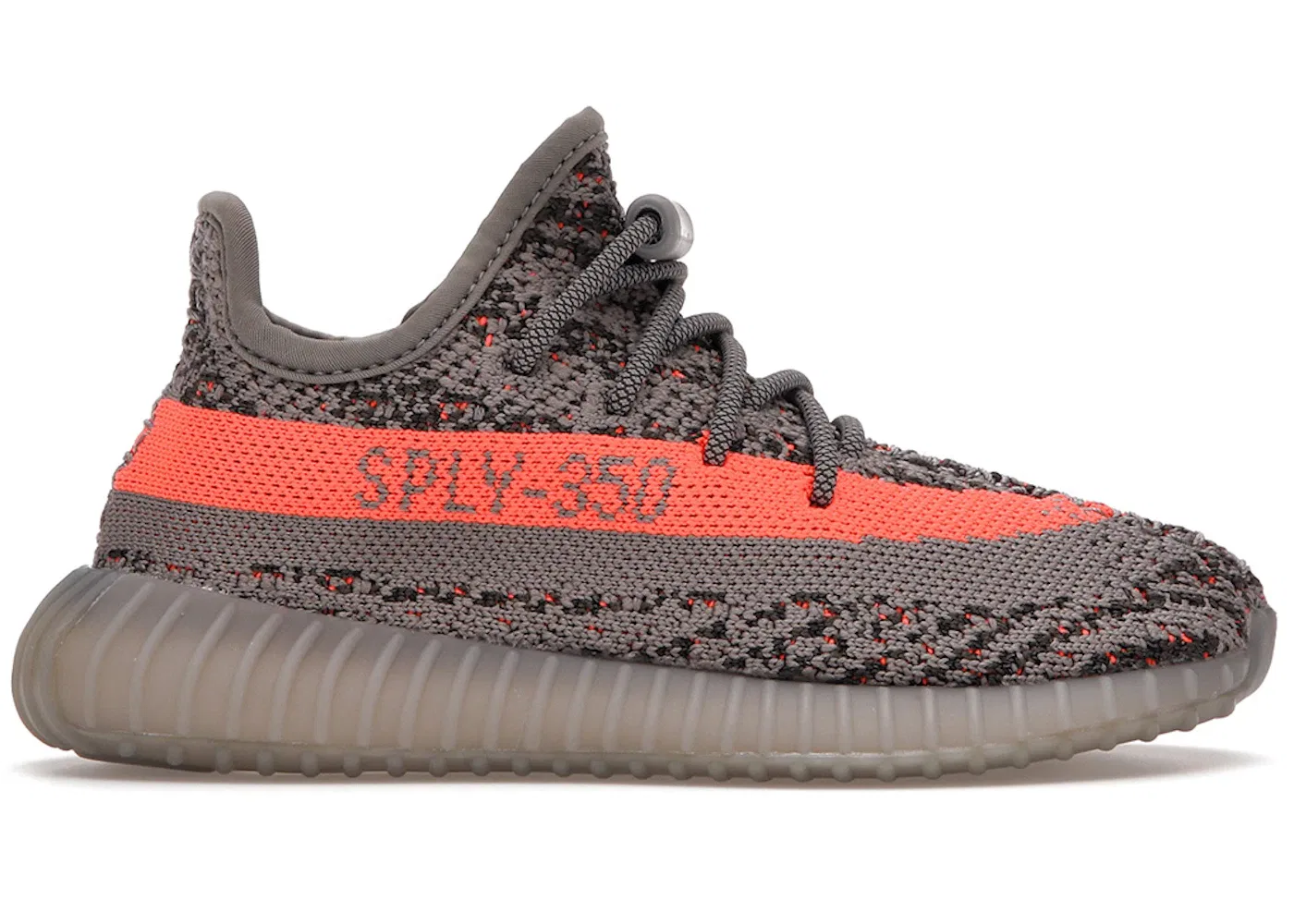 Детские кроссовки с отражающими элементами Adidas Yeezy Boost 350 V2 Adidas, Reflective/Steeple Grey/Solar Red