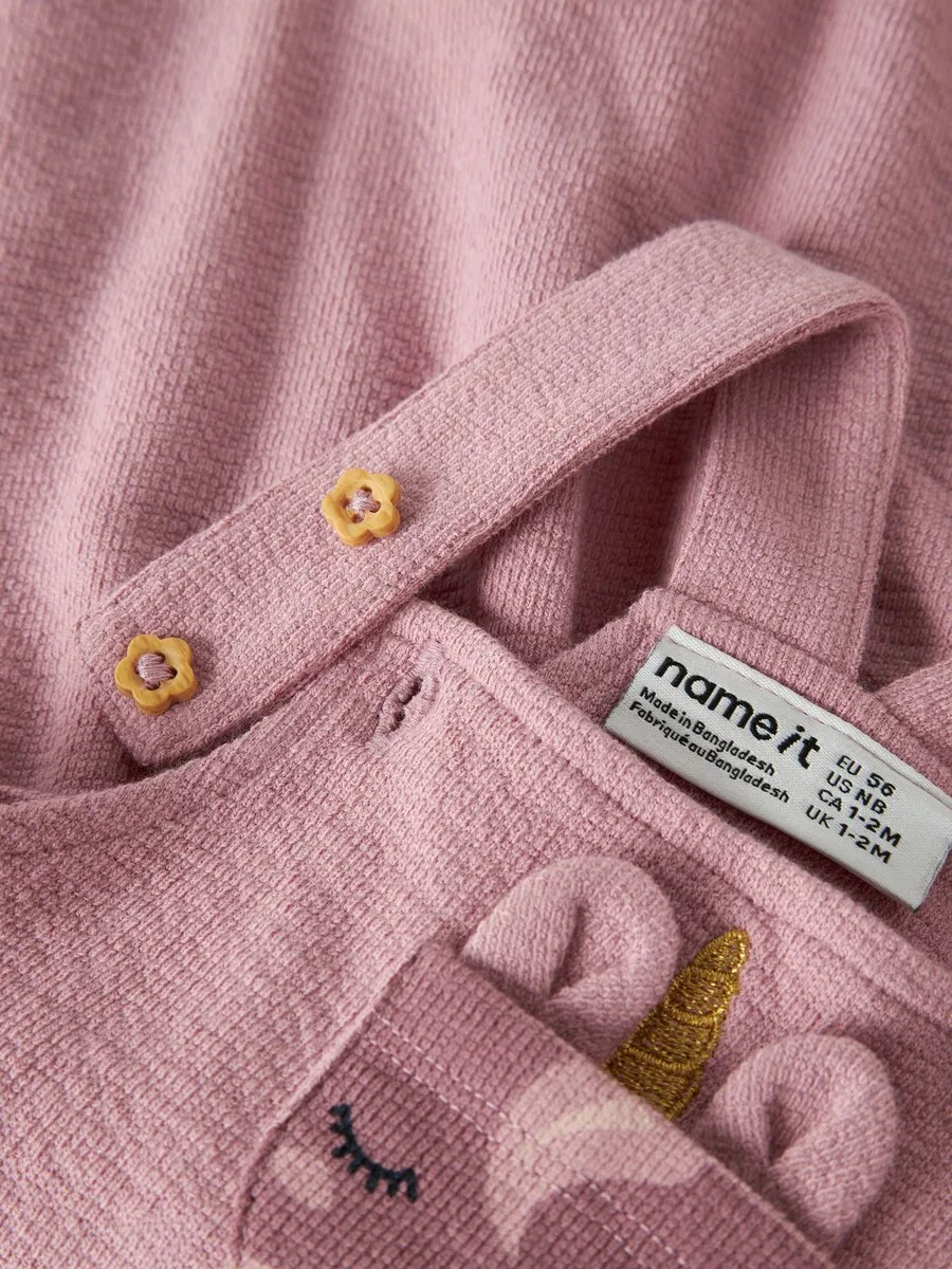 Комбинезон NAME IT Tapered Overalls 'NBFLEAH' сиреневого цвета — фото 3