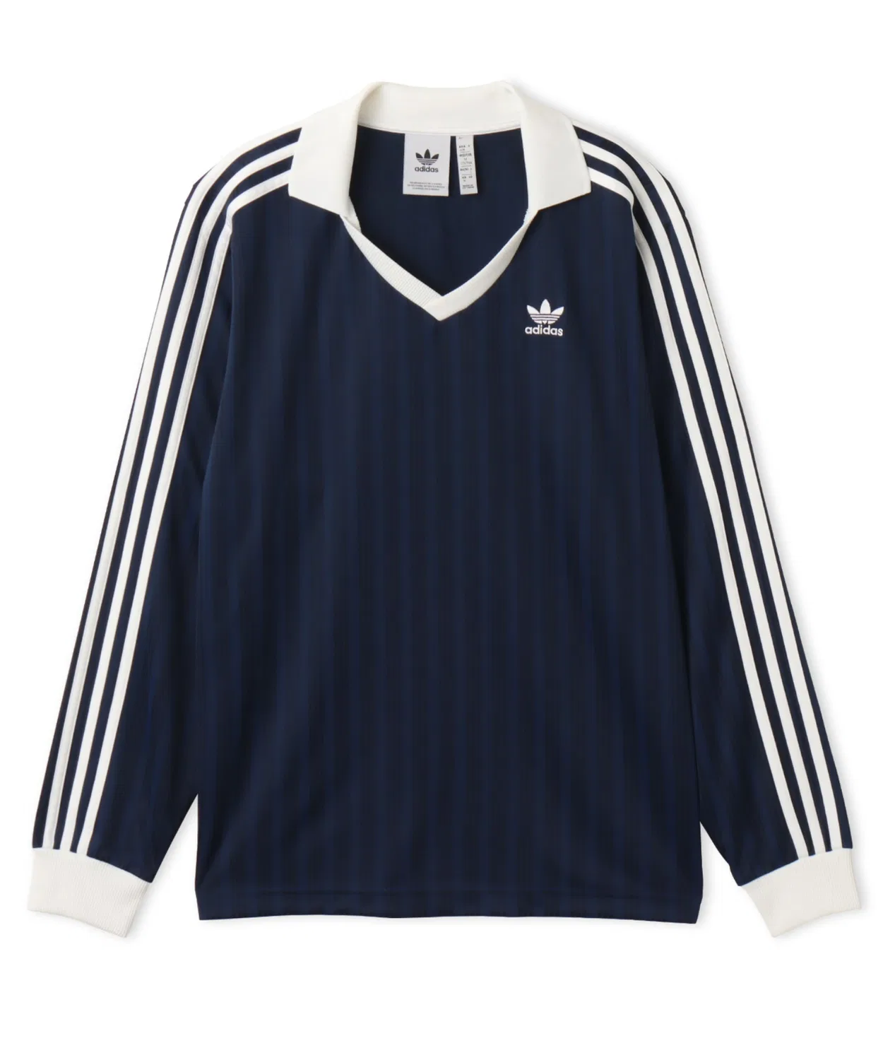 Мужская футболка с длинным рукавомAdicolor Pique Football Long Sleeve Adidas, Navy