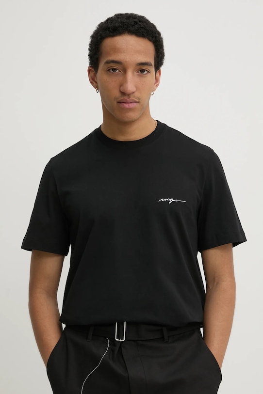 

Хлопковая футболка Msgm, черный