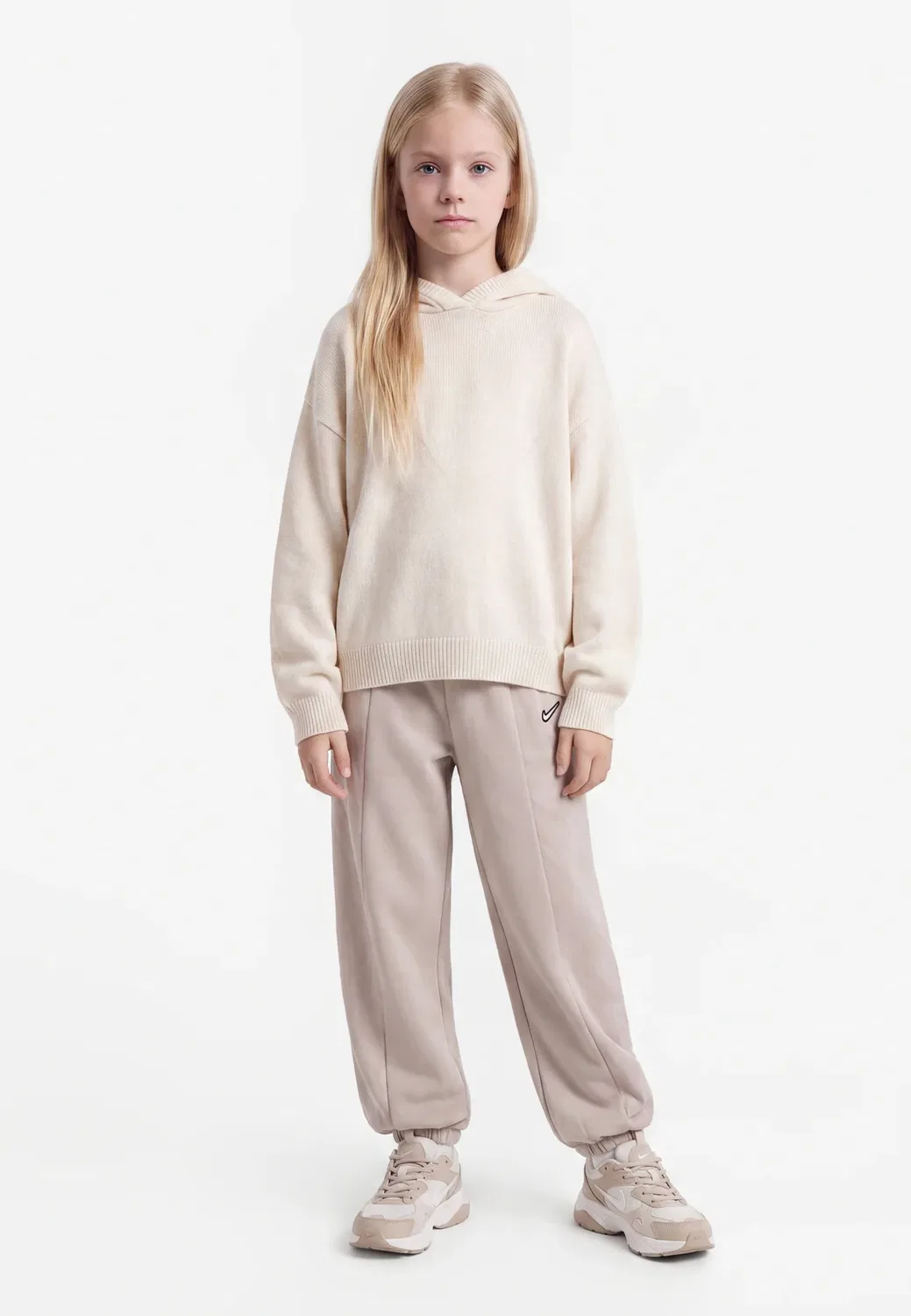 Брюки - спортивные штаны Nike Sportswear, Moon Particle/White