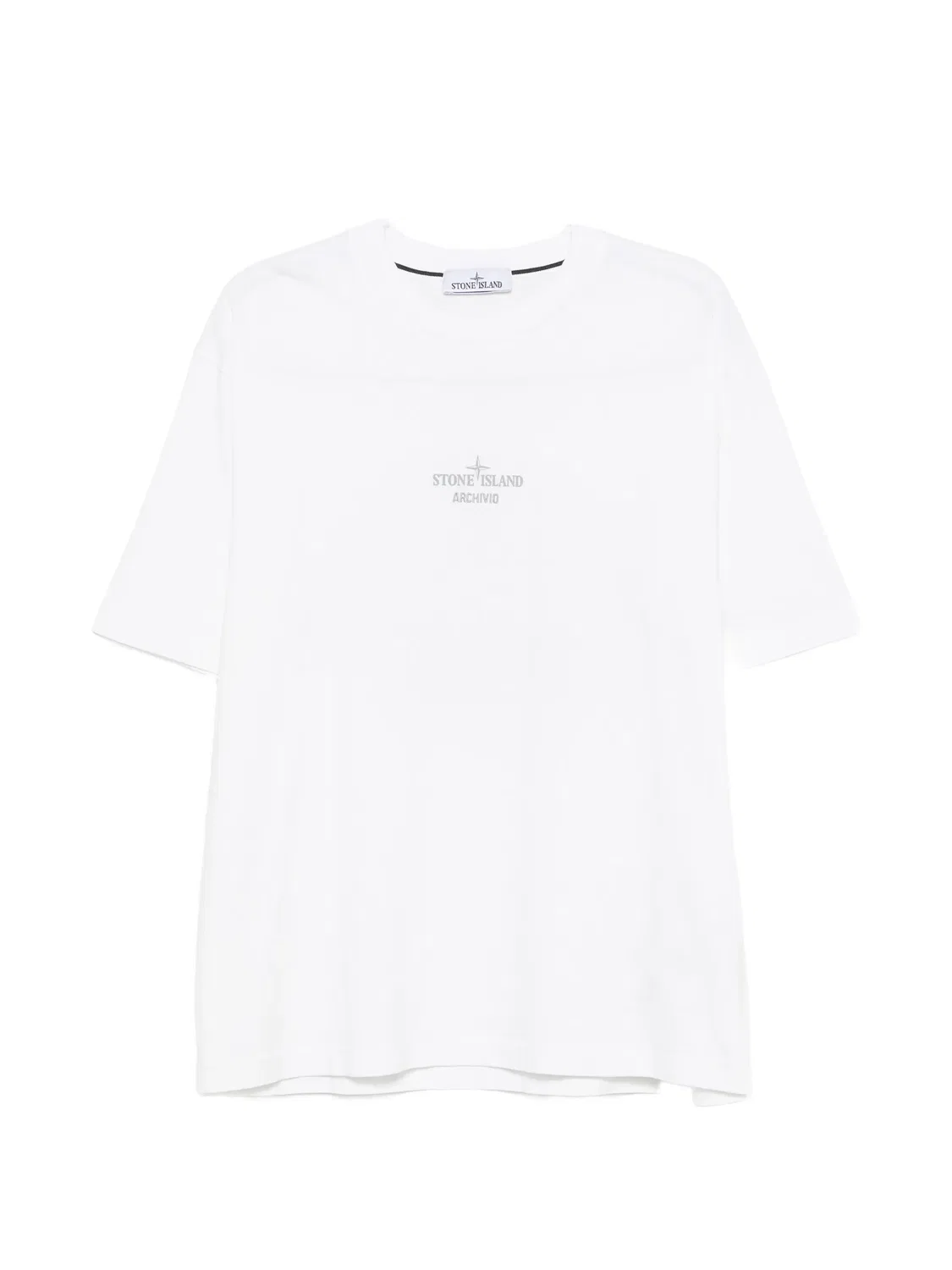 Футболка Archivio белая Stone Island, белый