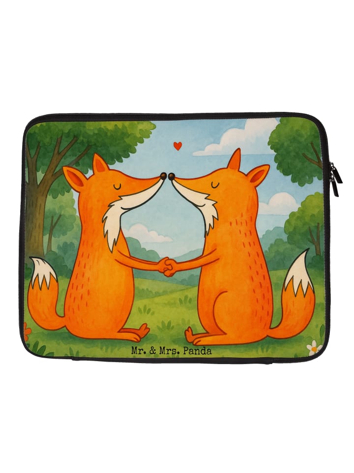 

Mr. & Mrs. Panda Сумка для ноутбука с изображением лисы (без слогана) белого цвета