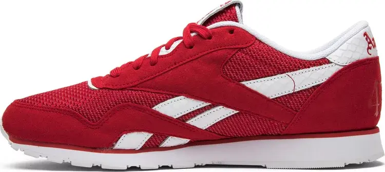 Кроссовки yg x bait x classic nylon '4hunnid' Reebok, красный — фото 4