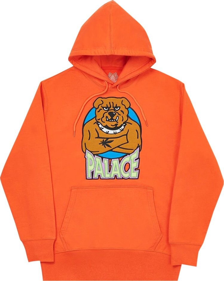 

Толстовка Palace Bulldog Hood 'Dark Orange', оранжевый