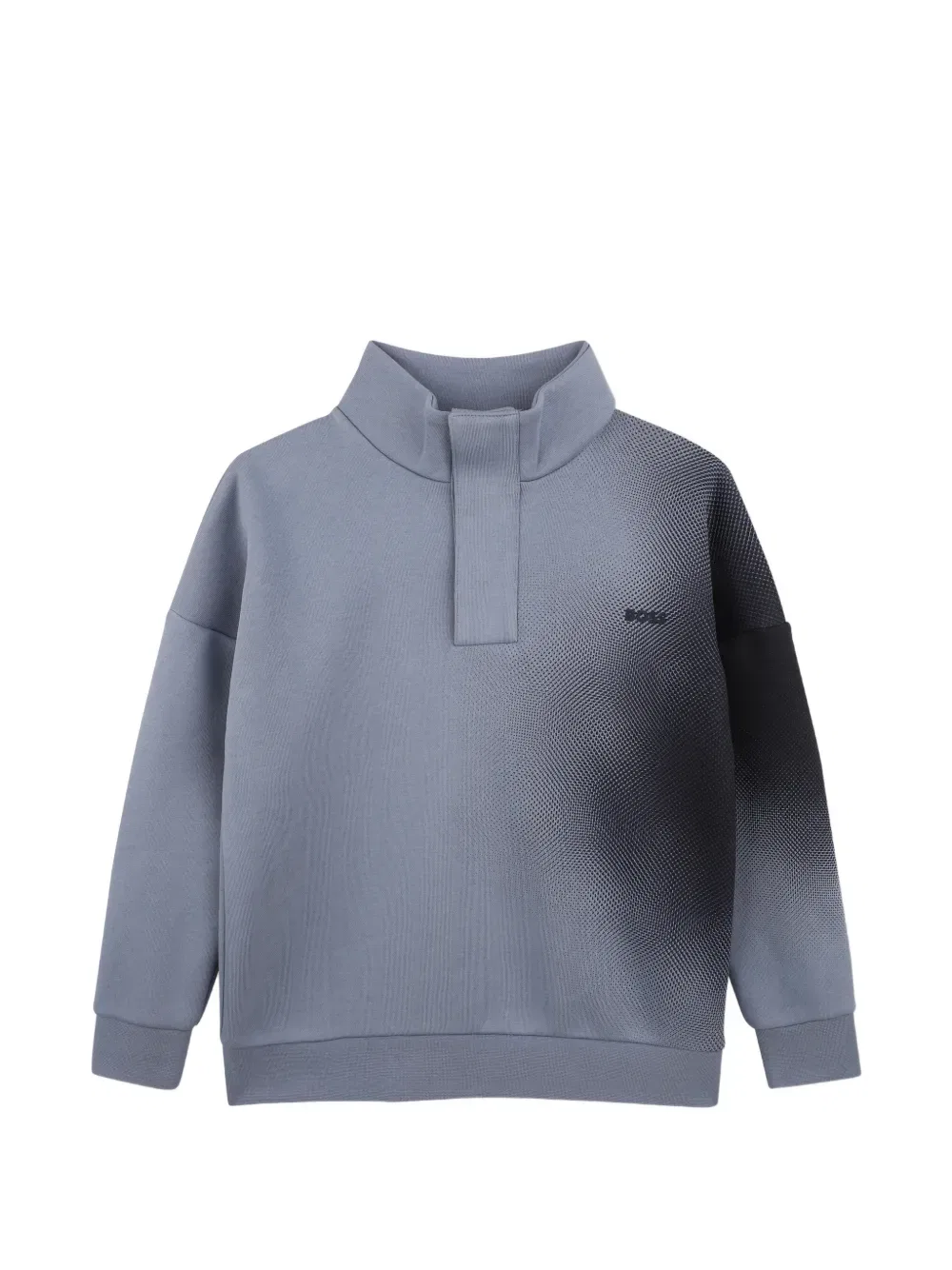 Свитшот с высоким воротом Gradient BOSS Kidswear, синий