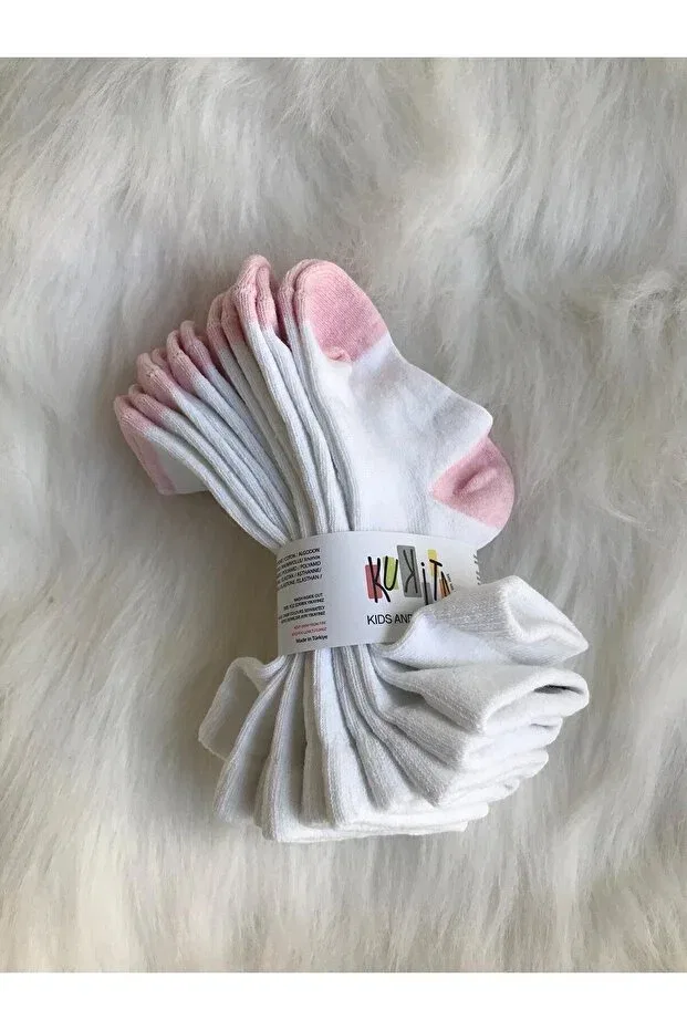 Детские носки для девочек хлопковые 6 штук Kukita, Multicolor — фото 4