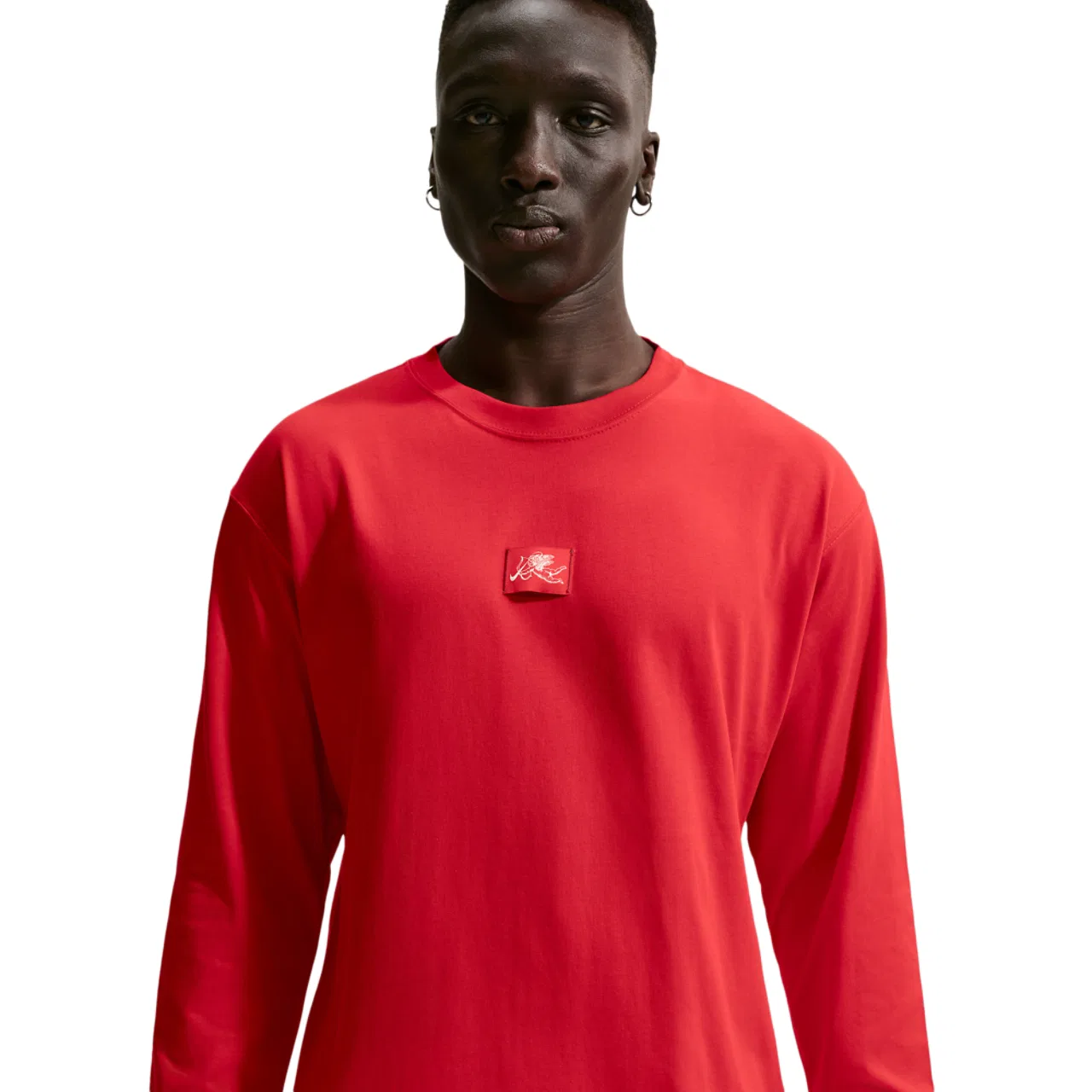 Мужская футболка с длинным рукавом Loose Long Sleeve Tee Nike, цвет University Red