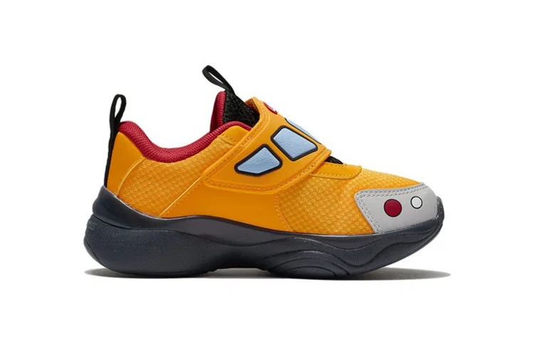 Детские кеды из дышащей ткани с принтом Starlight Li-Ning YOUNG, Желтый — фото 3