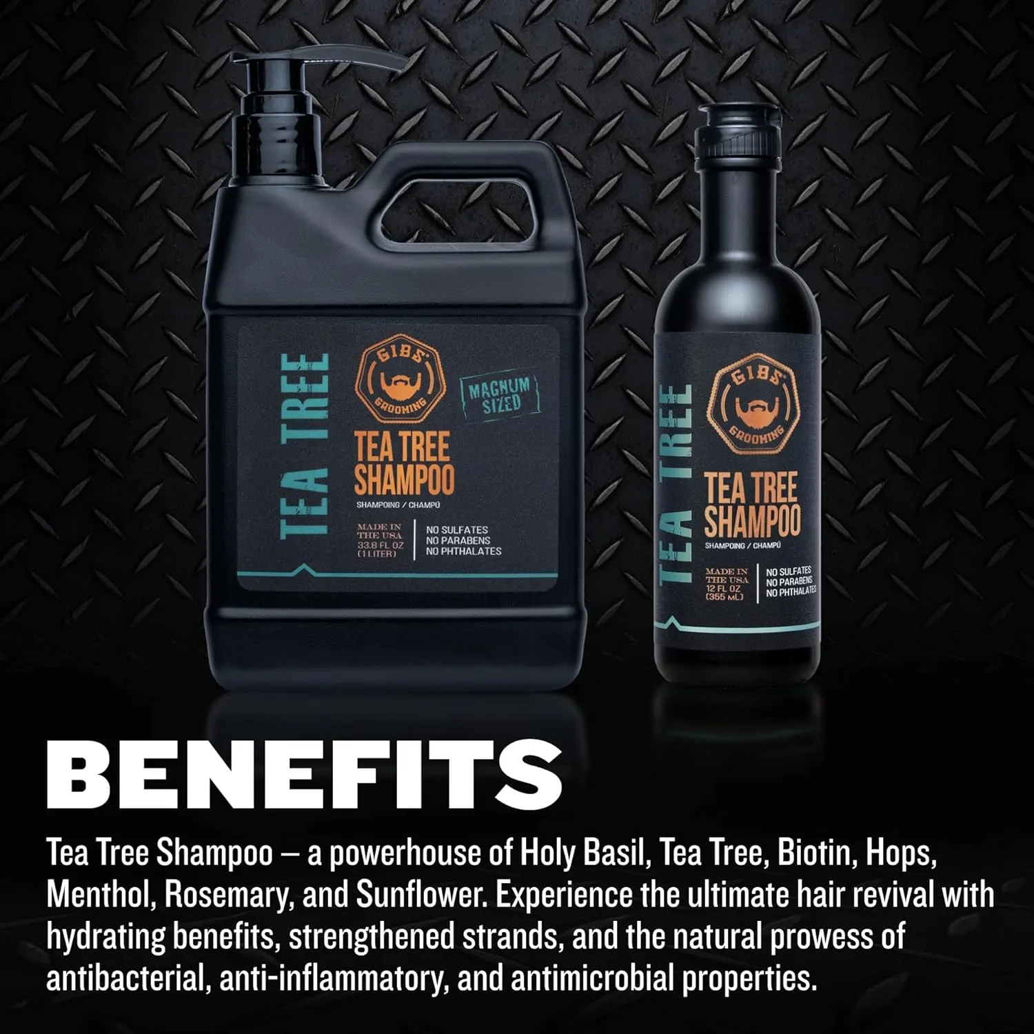 Набор шампуня и кондиционера GIBS Tea Tree объемом 1 литр. 1000 мл (1 шт.) Gibs Grooming — фото 4