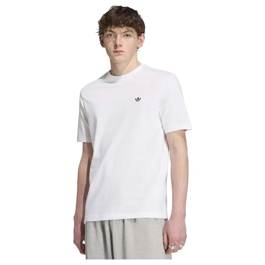 Футболка с коротким рукавом adidas Ess Reg Tee KS7390, Белый — фото 2